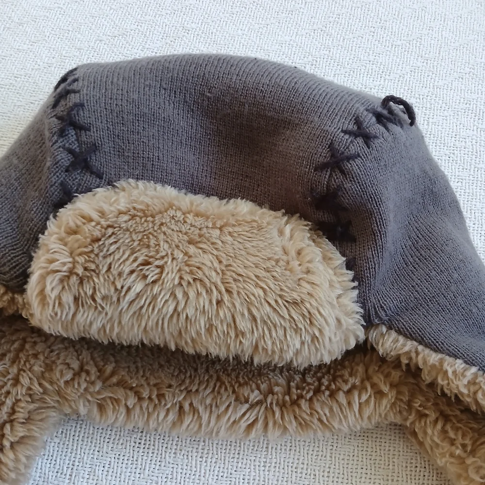 life is good ♡ wool blend baseball hat kids 2t-4t cabin winter snow woodland